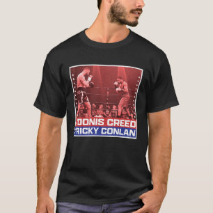 Camiseta Creed vs Conlan boxing ring vermelho