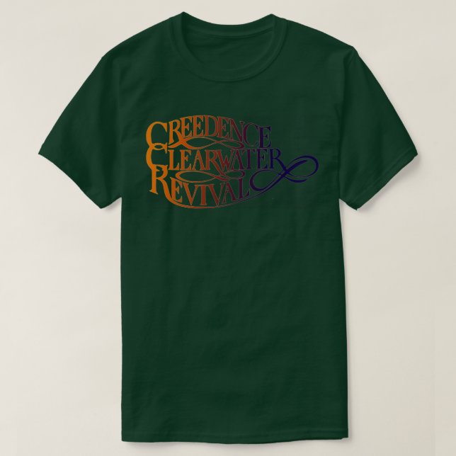 Camiseta Creedence Clearwater Revival Trabalho de arte (Frente do Design)