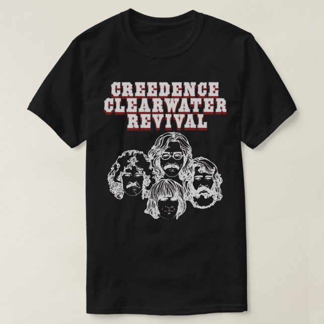 Camiseta Creedence Clearwater Revival TSirt (Frente do Design)