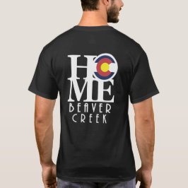 Camiseta Creek do castor DOMÉSTICO (Impressão traseiro)