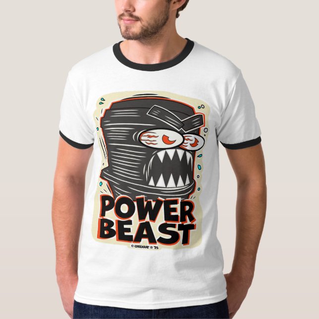 Camiseta Creekrat Cartoon Studios Power Beast (Frente)