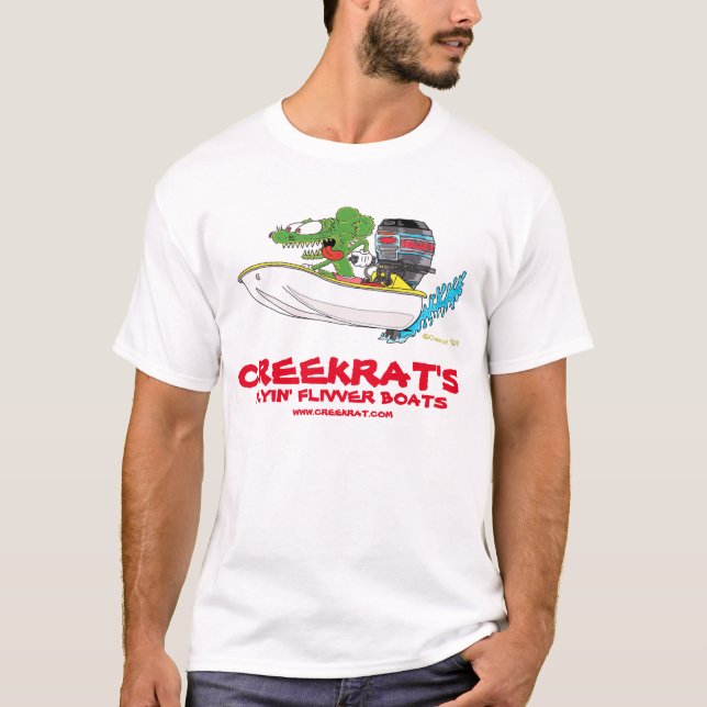 Camiseta Creekrat CARtoons Flyin' Fliver Flivver Boart (Frente)