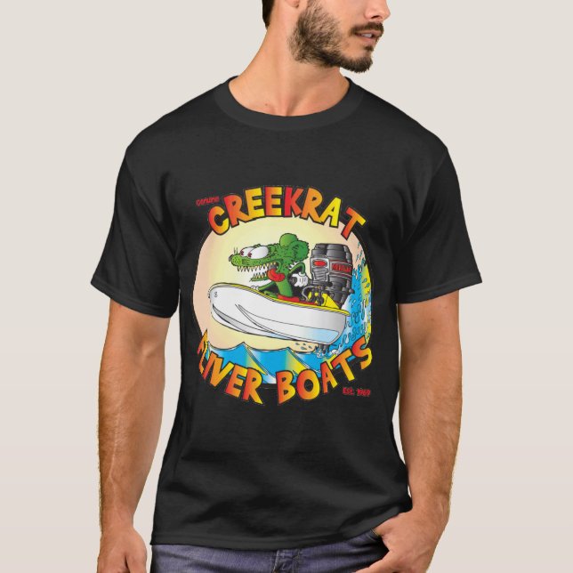 Camiseta Creekrat Fliver Boat Tee (Frente)