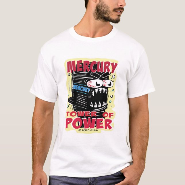 Camiseta Creekrat Mercury Tower of Power Cartoon (Frente)