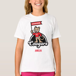 Camiseta Creekview Elementary Little Cougar Mascot