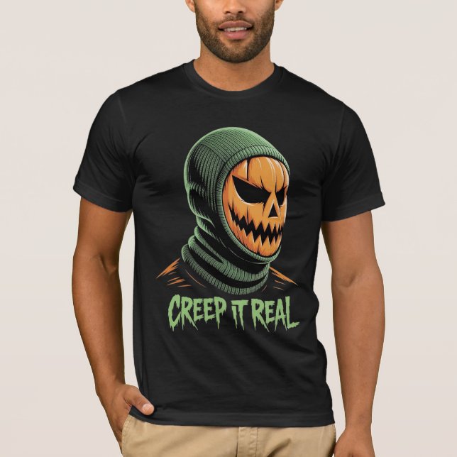 Camiseta Creep it Real Halloween (Frente)