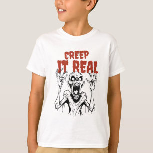 Camiseta CREEP IT REAL: Halloween estético de horrores retr