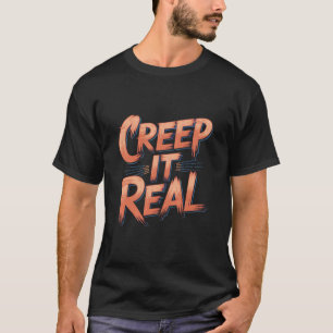 Camiseta Creep It Real" Halloween Spooky Engraçado T-shirt