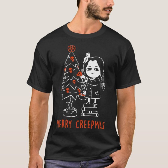 Camiseta Creepmas de feliz (Frente)