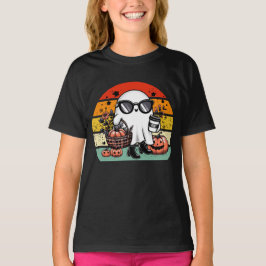 Camiseta Creepy Funny Halloween Casual Ghost