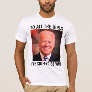 CAMISETA CREEPY JOE BIDEN ENGRAÇADO SNIFF T-SHIRTS