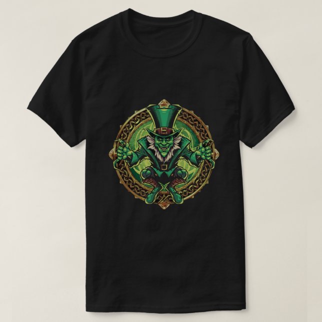 Camiseta Creepy Leprechaun (Frente do Design)