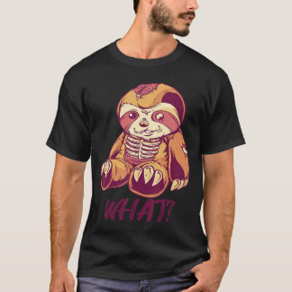 Camiseta Creepy Sloth Horror Murderous Sloths What funny