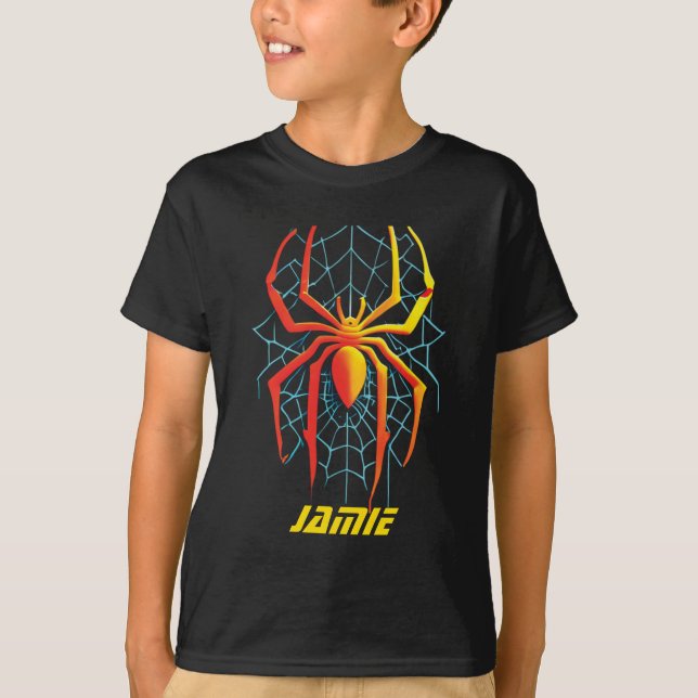 Camiseta Creepy Spider Web (Frente)