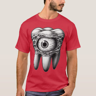 Camiseta Creepyooth Eyeball Surreal Horror Weirdcore Punk G
