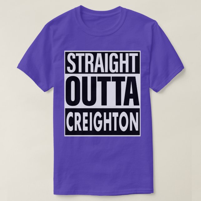 Camiseta Creighton Name Hetero Outta Creighton (Frente do Design)