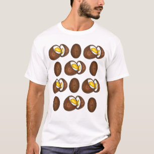 Camiseta Creme de chocolate Ovos Felz pascoa Doces