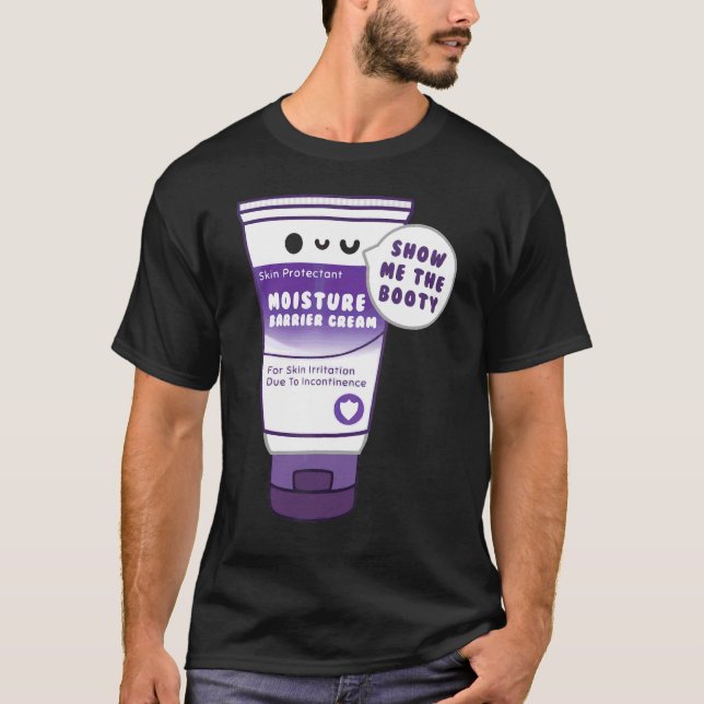 Camiseta Creme De Incontinência Mostra-Me A Enfermeira De B (Frente)