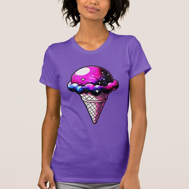 Camiseta Creme espacial Cone 205 (Frente)