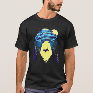 Camiseta Crente de Abdução Alienígena de Vaca Ovni