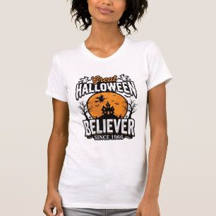 Camiseta Crente do Halloween Vintage Desde 1966 Gráfico_1