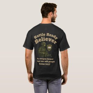 Camiseta Crente Pronto para a Batalha