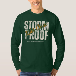 Camiseta Crentes Cristãos Religiosos Oração Verde Gráfico