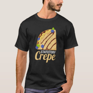 Camiseta Crepe Estatutário Sobremesa Francesa Crepes
