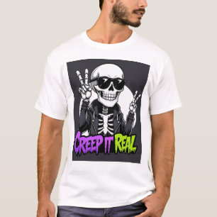 Camiseta Crepúsculo de verdade - Legal Halloween de esquele