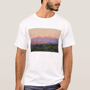 Camiseta Crepúsculo e Monte Washington em New Hampshire
