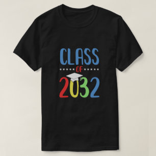 Camiseta Cresça Comigo Primeiro Dia Da Classe De 2032 Você