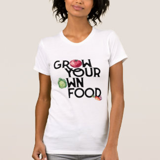 Camiseta Cresça seu próprio t-shirt da comida