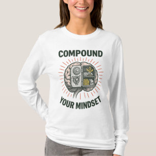 Camiseta Cresça sua Mentalidade Cofre Financeiro Cresciment