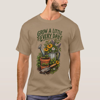 Camiseta Cresça Um Pouco Todos os Dias