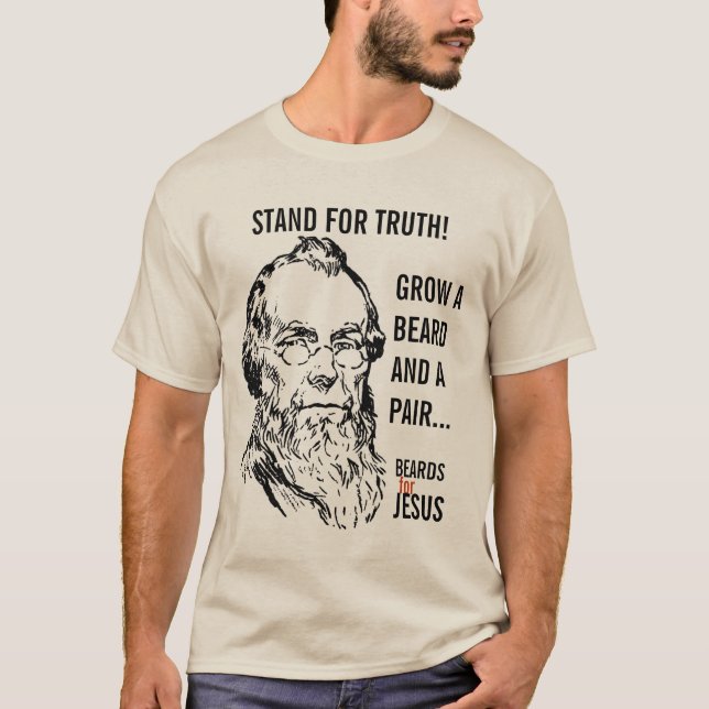 Camiseta Cresça uma barba e um PAR! (Frente)