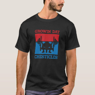 Camiseta Crescendo aqueles Peitorais Frase Irônica Supino A