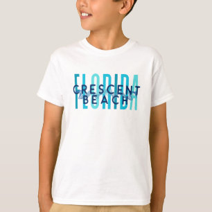 Camiseta Crescent Beach Florida (Ondas Oceânicas)