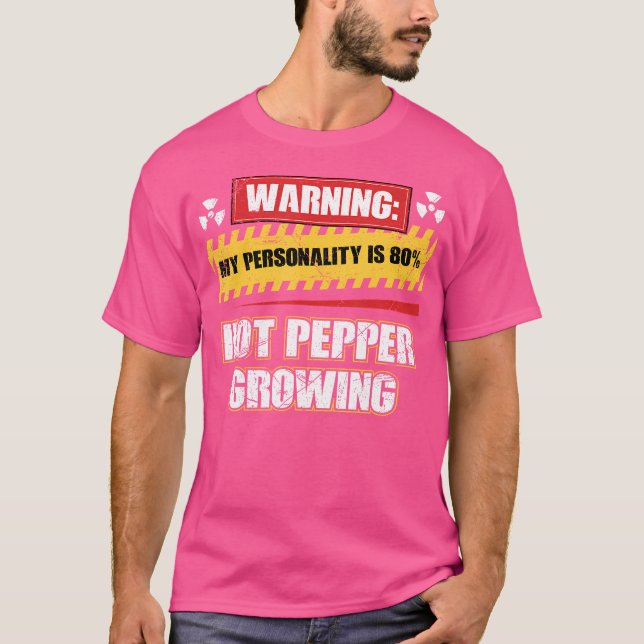 Camiseta Crescente De Pimenta Quente (Frente)