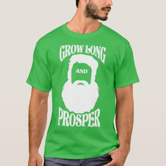 Camiseta Crescer a barba longa e amantes de barba de proteç
