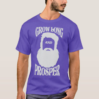 Camiseta Crescer a barba longa e amantes de barba de proteç