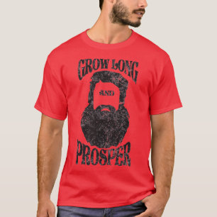 Camiseta Crescer a barba longa e amantes de barba de proteç