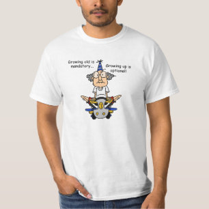 Camiseta Crescer acima é humor opcional