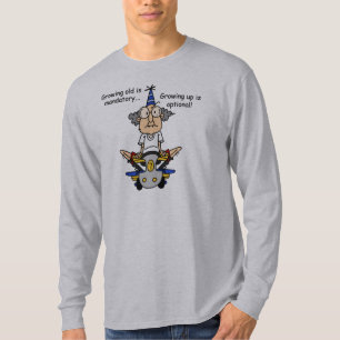 Camiseta Crescer é um humor opcional