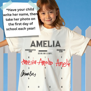 Camiseta Crescer Personalizado Com A Manutenção Da Assinatu