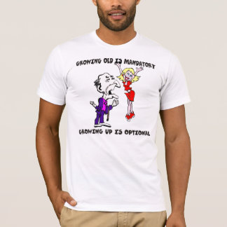 Camiseta Crescer velho é t-shirt imperativo