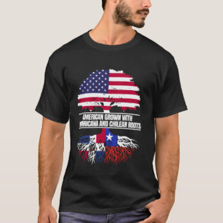 Camiseta Crescido Americano com Bandeira Herança Dominicana