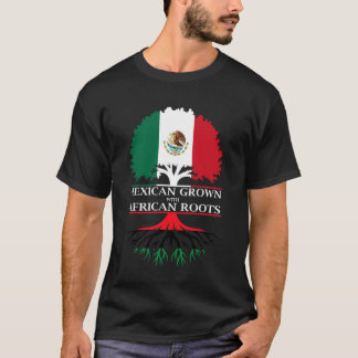 Camiseta Crescido Mexicano com Raízes Africanas
