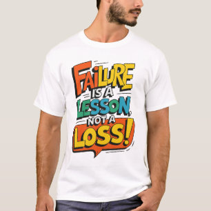 Camiseta Crescimento de Mentalidade Motivacional