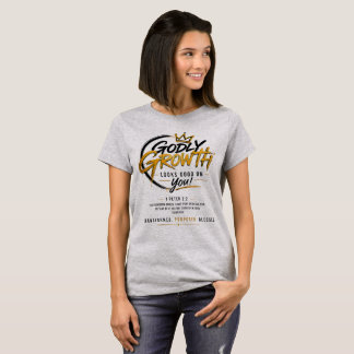 Camiseta Crescimento Divino Fica Bem em Você