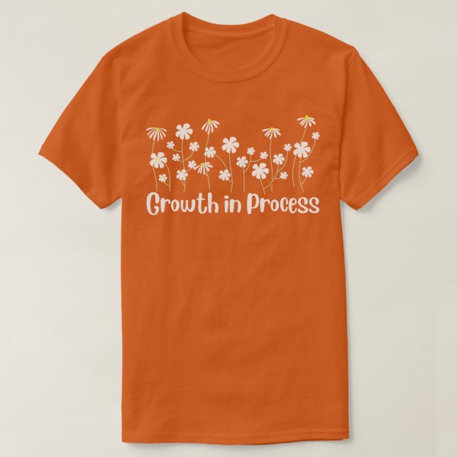 Camiseta Crescimento do processo 1 (Frente do Design)
